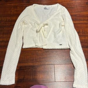 Tie-front Hollister cardigan